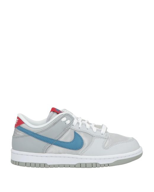 Nike Blue Light Sneakers Leather, Textile Fibers for men