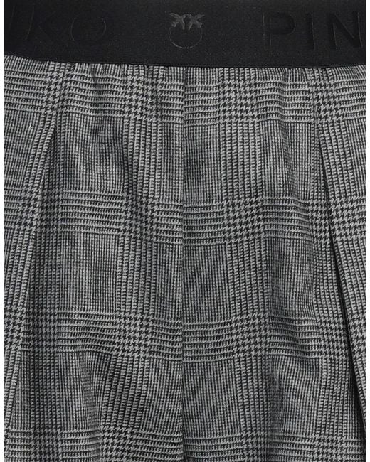 Pinko Gray Pants Polyester, Acrylic, Wool, Viscose, Elastane