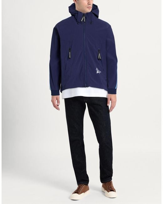 MAISON KITSUNÉ x AND WANDER Blue Jacket for men
