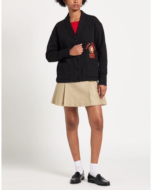 KENZO Black Sweatshirt Cotton, Elastane