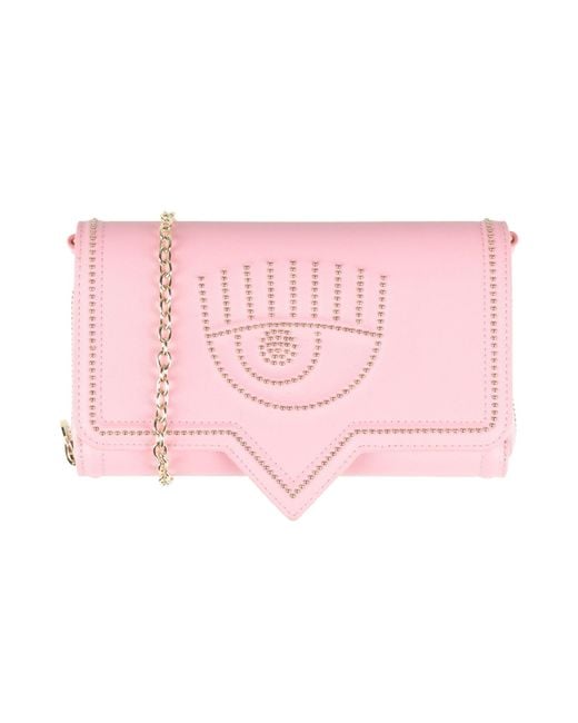 Chiara Ferragni Pink Crossbody Wallets
