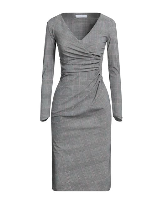 La Petite Robe Di Chiara Boni Gray Midi Dress
