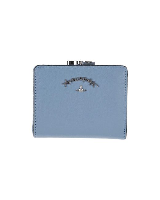 Vivienne Westwood Anglomania Wallet in Blue | Lyst