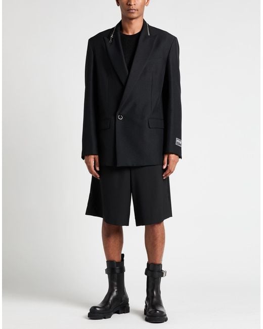 Versace Jeans Couture Black Blazer Polyester for men