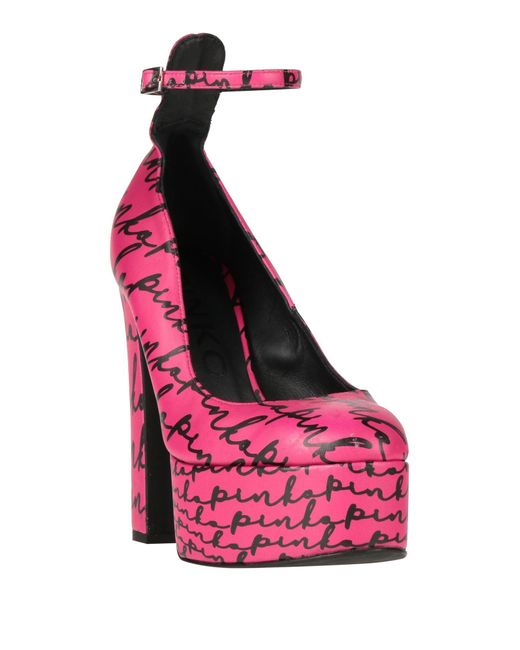 Pinko Pink Pumps Leather