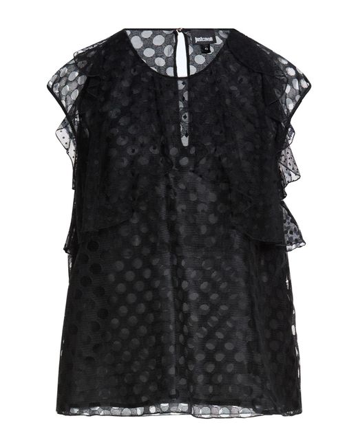 Just Cavalli Black Top Polyester, Polyamide