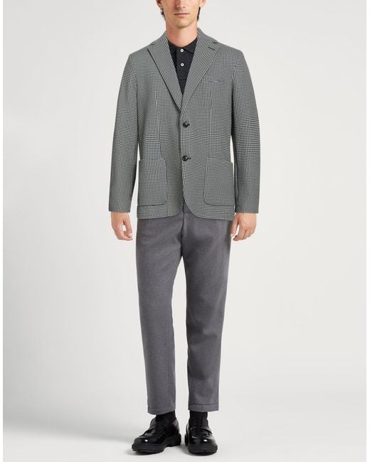 Circolo 1901 Gray Blazer Cotton, Elastane for men