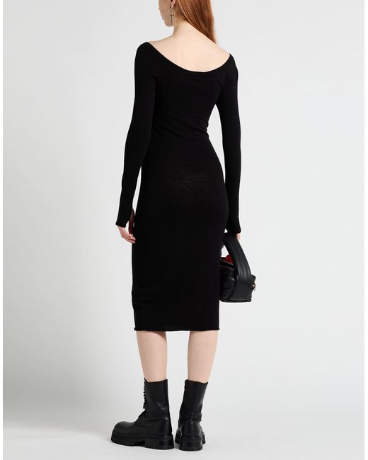 Off-White c/o Virgil Abloh Black Midi-Kleid