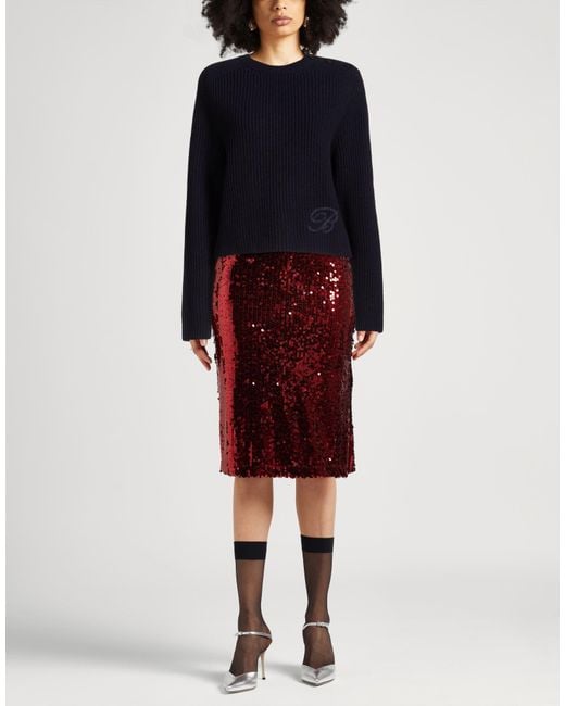 Blumarine Blue Sweater Wool, Cashmere