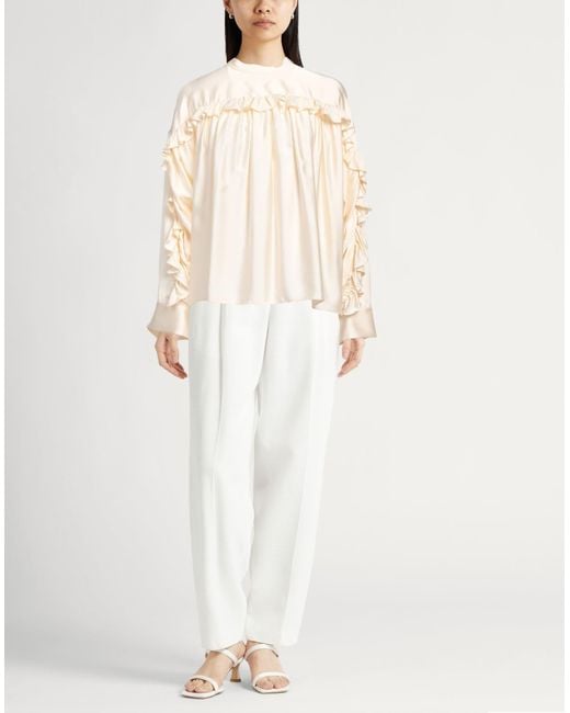 Top Jil Sander de color Natural