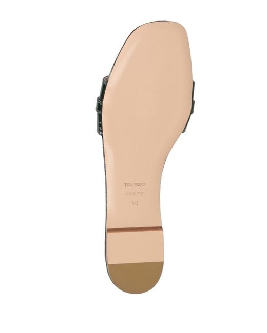 Tom Ford Green Sandals
