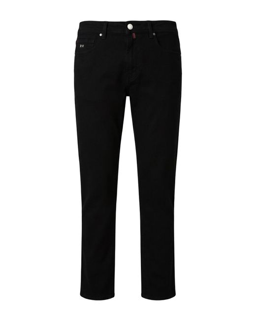 Tramarossa Black Pants Cotton, Recycled Polyester, Recycled Cotton, Elastane for men