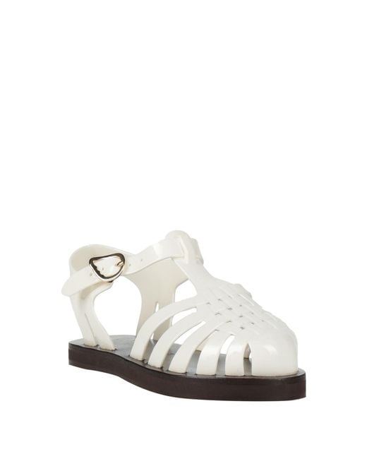 Ancient Greek Sandals White Sandals Pvc