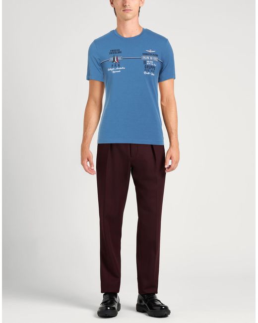 Aeronautica Militare Blue T-Shirt for men