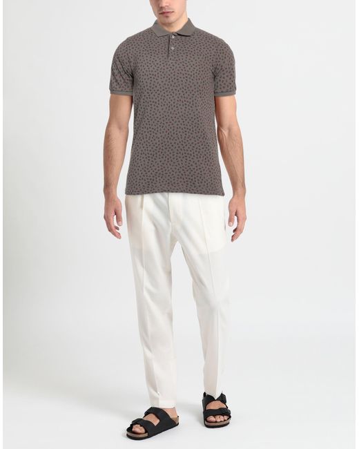 Heritage Gray Polo Shirt Cotton for men
