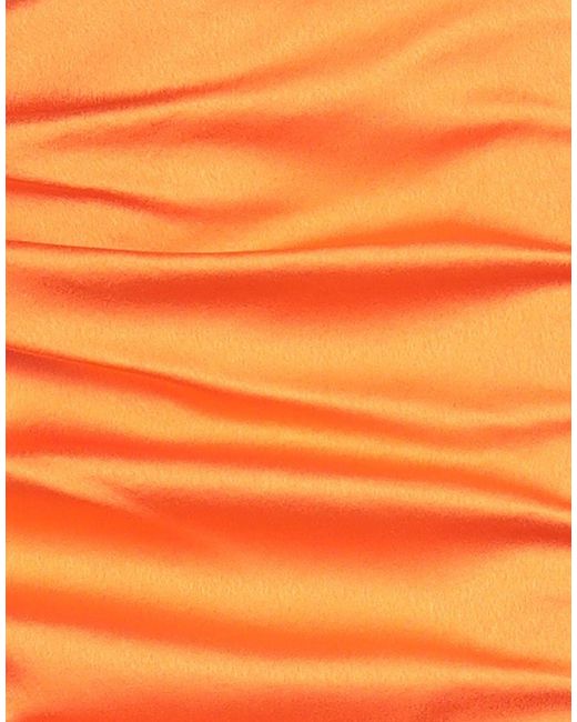 Nineminutes Orange Mini Skirt Polyester, Elastane