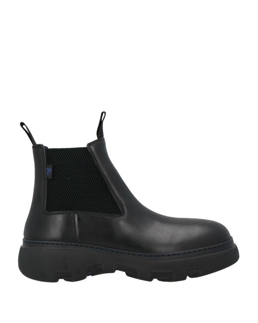 Burberry Black Ankle Boots Leather for men