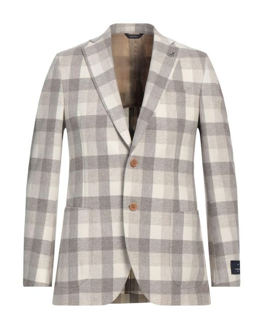Tombolini Natural Blazer Virgin Wool for men