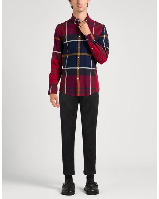 Low Brand Black Pants Cotton, Elastane for men