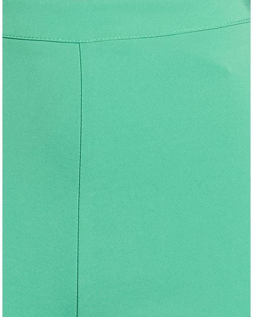 Imperial Green Pants Polyester, Elastane