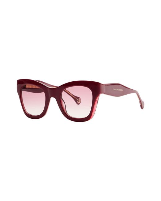 Carolina Herrera Pink Sunglasses