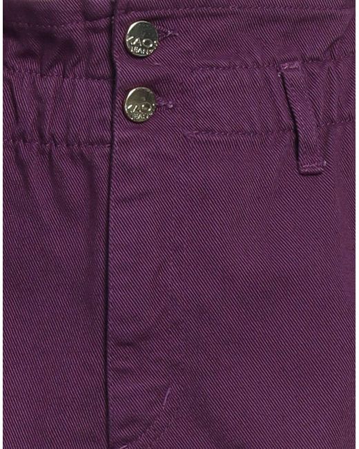 Kaos Denim Shorts in Purple | Lyst