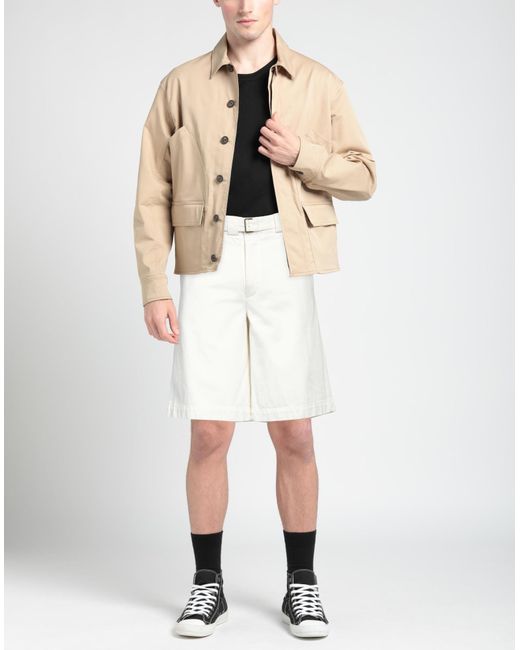 Missoni White Denim Shorts for men