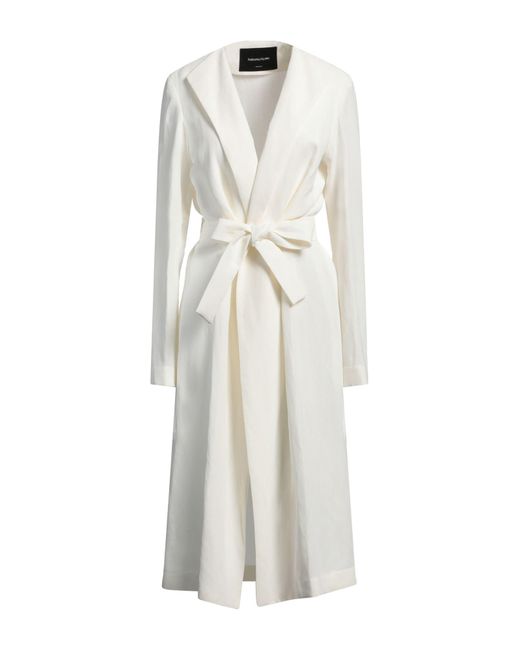 Fabiana Filippi White Jacke, Mantel & Trenchcoat