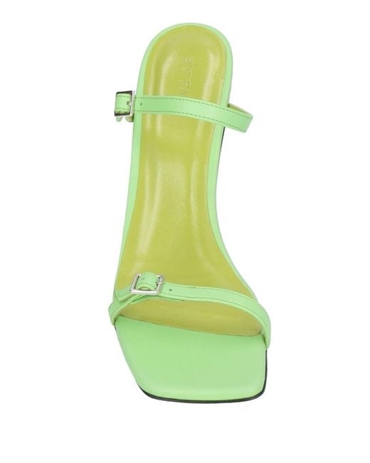By Far Green Sandals