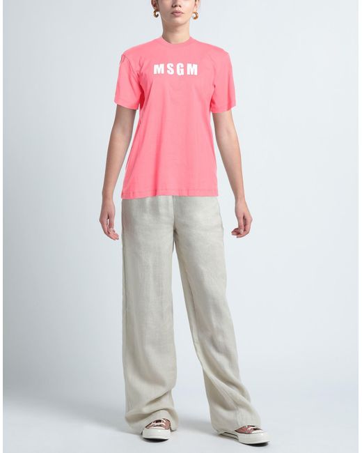 MSGM Pink T-shirt