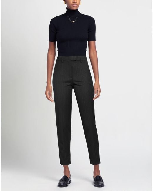 True Royal Black Pants Virgin Wool, Lycra, Polyamide, Metal