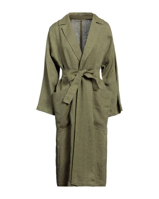 Max Mara Studio Green Overcoat & Trench Coat