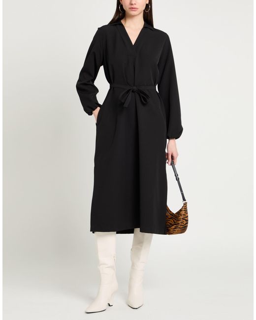 Robert Friedman Black Midi Dresses