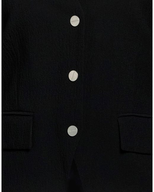 Nanushka Black Blazer Polyester, Elastane