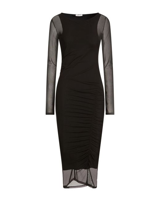Patrizia Pepe Black Midi Dress
