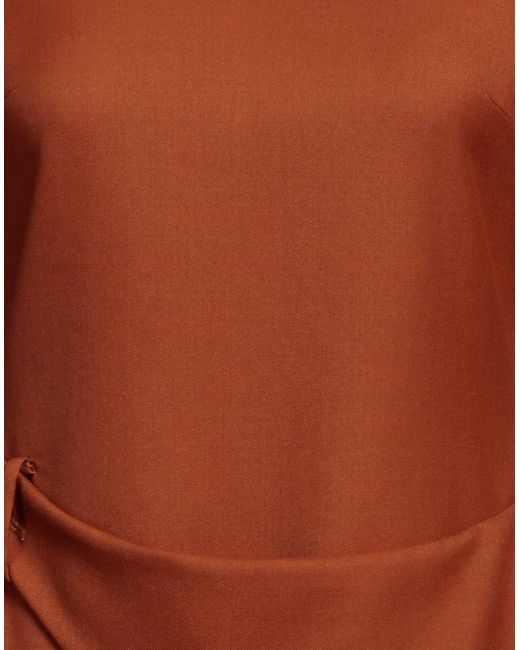 Vestido midi BCBGMAXAZRIA de color Brown
