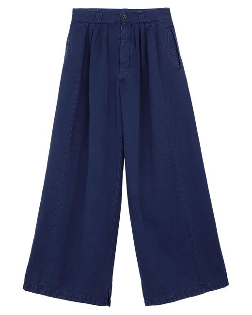 Maison Margiela Blue Trouser for men