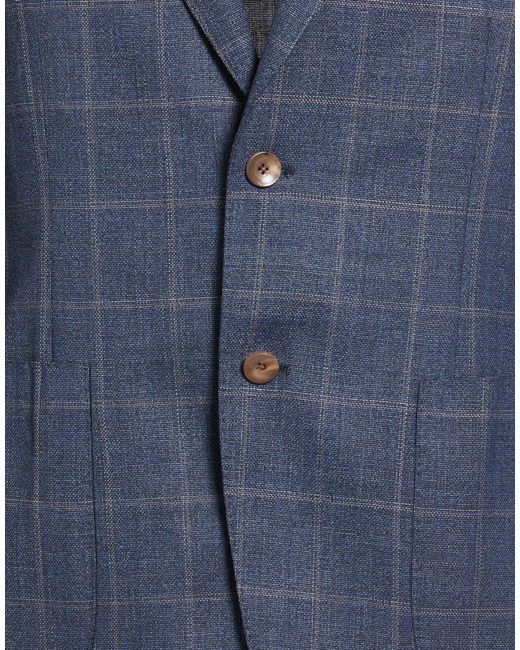 Lardini Blue Blazer Wool for men