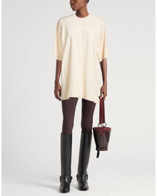 Rick Owens Natural T-Shirt Cotton