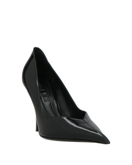 Mugler Black Pumps Calfskin