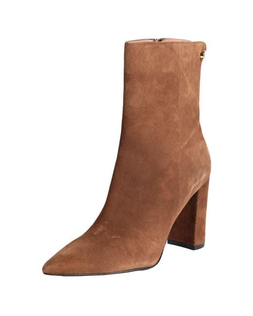 Bianca Di Brown Ankle Boots