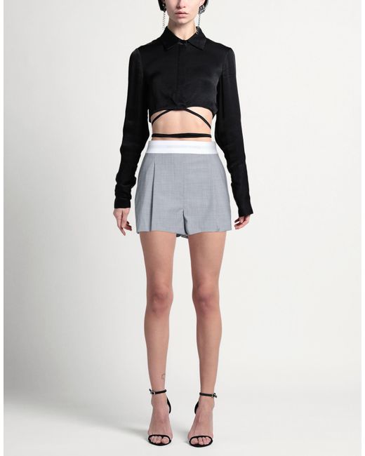 Alexander Wang Gray Shorts & Bermuda Shorts
