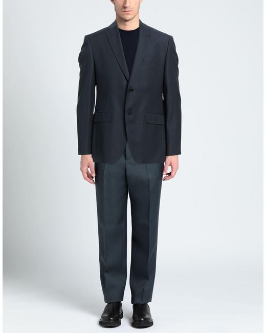Boss Blue Blazer Viscose, Polyester for men