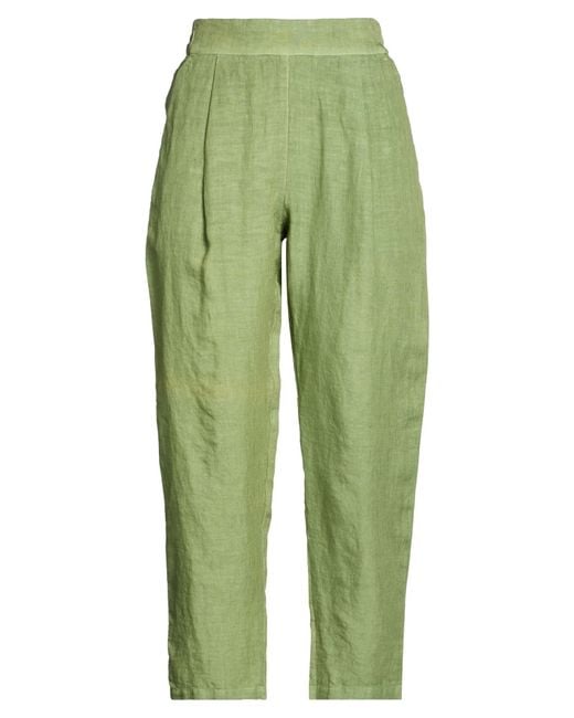 120% Lino Green Pants
