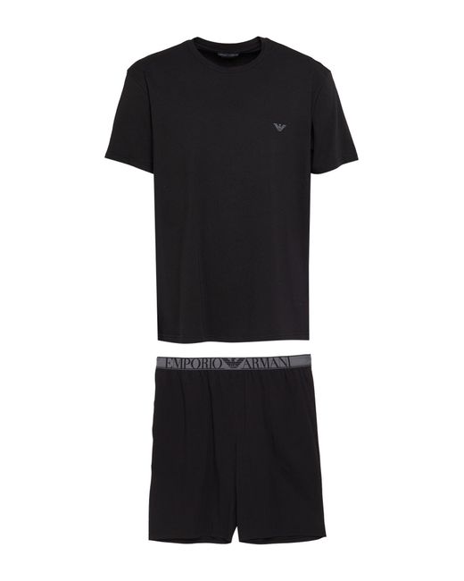 Pyjama Emporio Armani pour homme en coloris Black