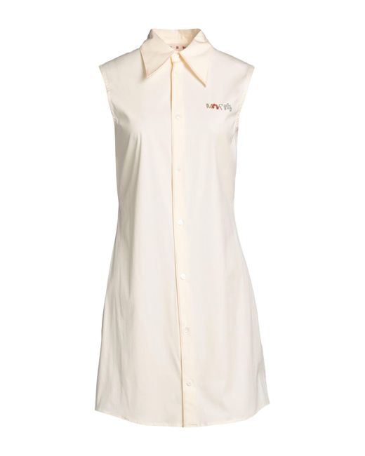 Marni White Mini Dress