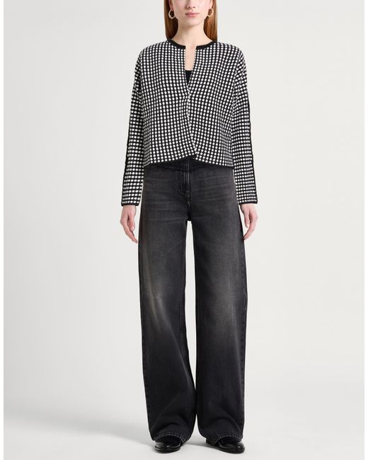 Kangra Black Cardigan Wool