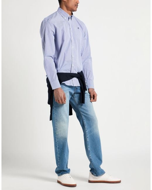 North Sails Blue Shirt Cotton for men