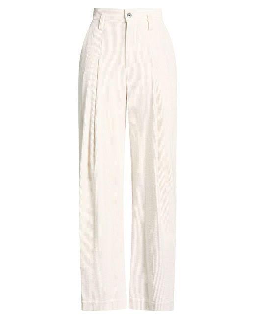 Brunello Cucinelli White Pants Cotton