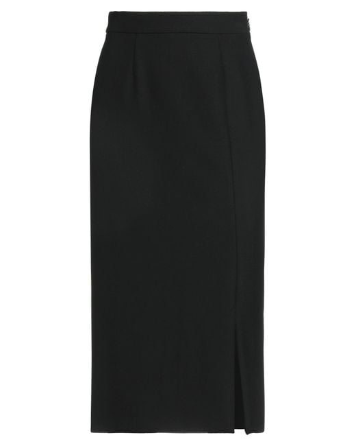 Jupe Midi Boss en coloris Black
